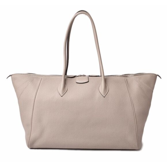 Hermes Tote Bag Taurillon Clemence Light Gray - Picture 1 of 8